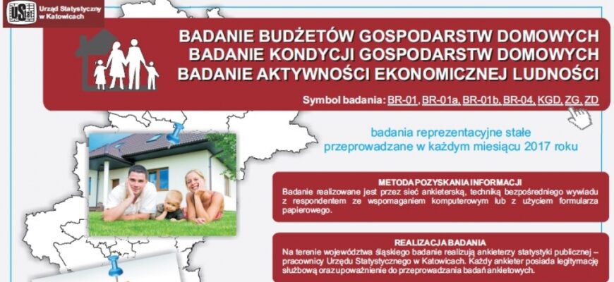 Informacja o przeprowadzanych badaniach ankietowych GUS