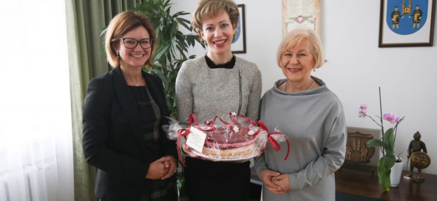 Podopieczni WTZ podziękowali prezydent Piekar Śląskich