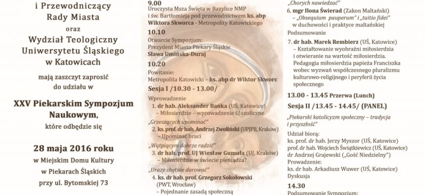 XXV Piekarskie Sympozjum Naukowe