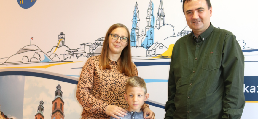 Zdobywca gór z wizytą w Urzędzie Miasta