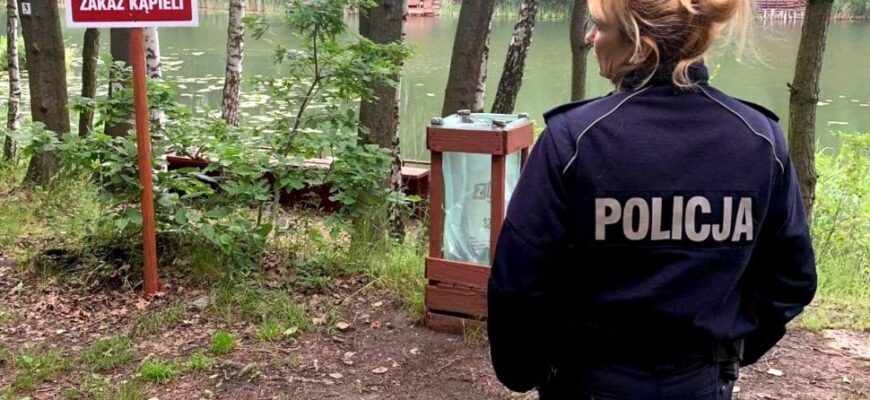 Piekarskie służby patrolują zbiorniki wodne