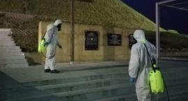 Fundacja GROT dezynfekowała Kopiec