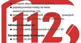 DDK organizuje konkurs plastyczny „112-uratuj życie”