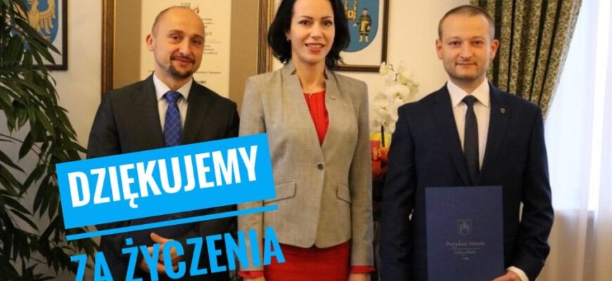 Podziękowania Sławy Umińskiej-Duraj, Krzysztofa Turzańskiego i Pawła Słoty