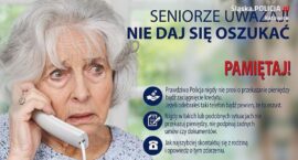 Policja ostrzega przed oszustami!