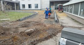 Remont parkingów i podjazdu dla karetek w PCM