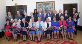 Małżonkowie świętowali Diamentowe i Złote Gody