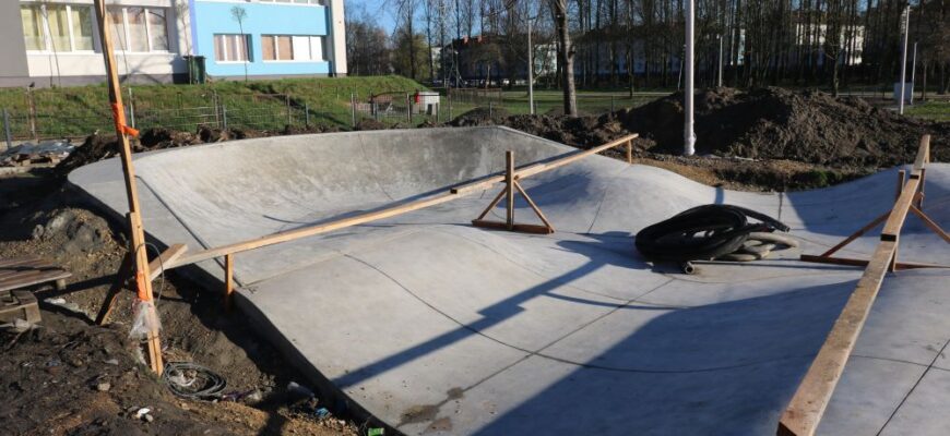 Miasteczko rowerowe i pumptrack – prace w toku
