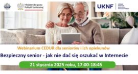 Webinar – „Bezpieczny senior”