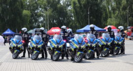 Finał konkursu „Policjant Ruchu Drogowego” przy Kopcu Wyzwolenia