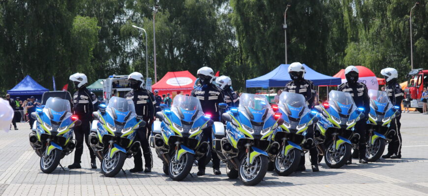 Finał konkursu „Policjant Ruchu Drogowego” przy Kopcu Wyzwolenia