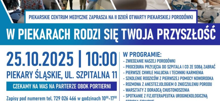 Dzień otwarty piekarskiej porodówki - 25.10.2025