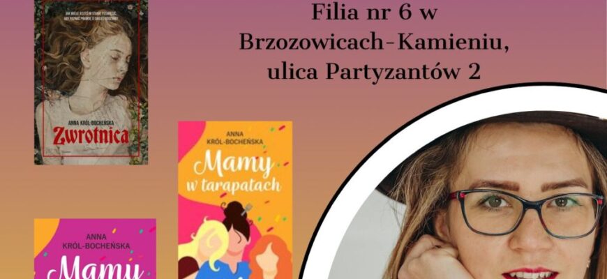 Spotkanie autorskie z Anną Król-Bocheńską