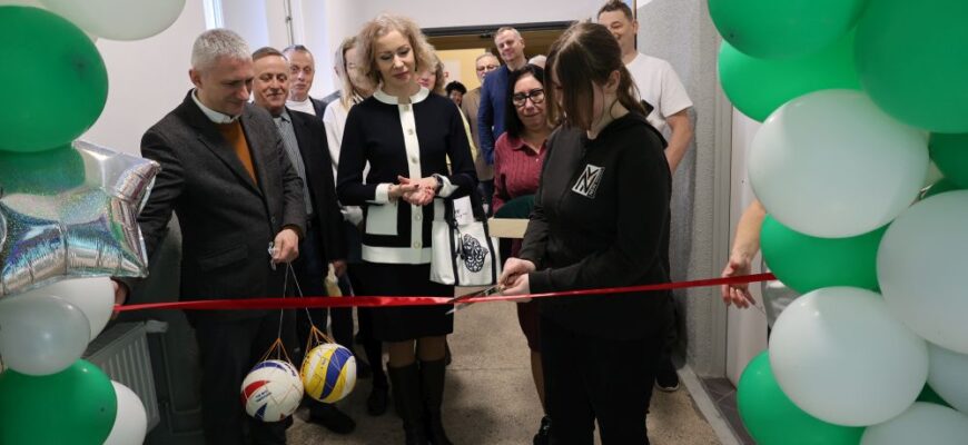 Sala gimnastyczna w Zespole Szkół Specjalnych wyremontowana