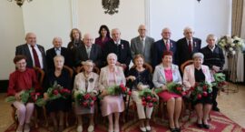 Małżonkowie świętowali Żelazne, Diamentowe i Złote Gody