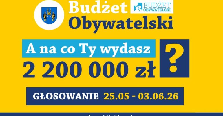 Ruszył tegoroczny Budżet Obywatelski - głosowania do 3 czerwca