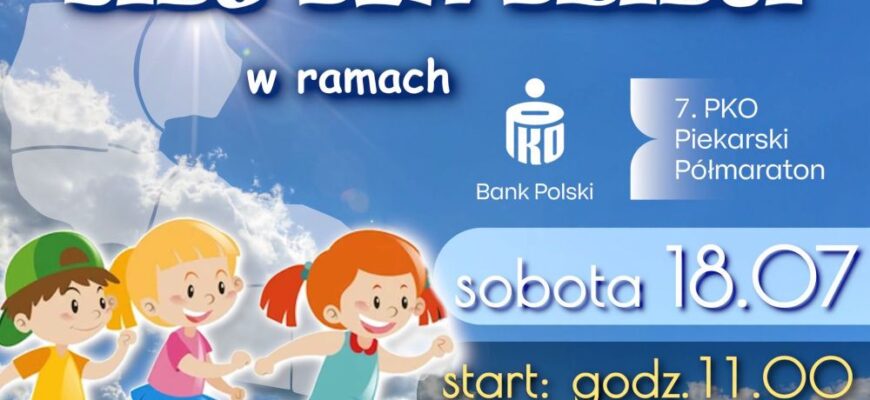 Bieg dla dzieci w ramach 7. PKO Piekarskiego Półmaratonu