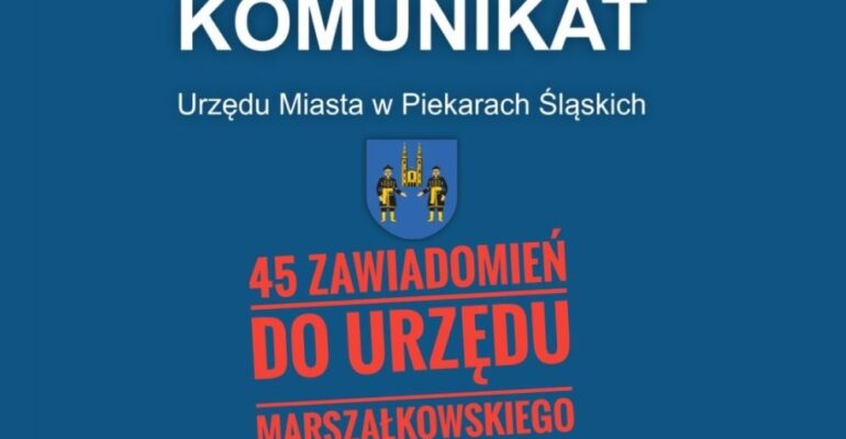 45 zawiadomień do Urzędu Marszałkowskiego w sprawie odpadów!