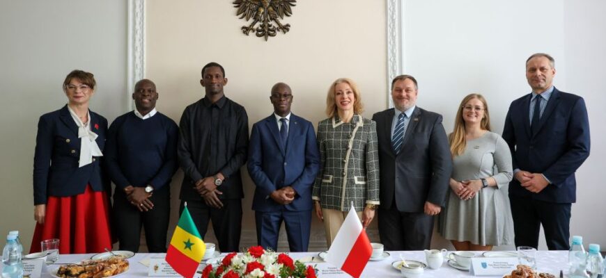 Wizyta ambasadora Senegalu w Piekarach Śląskich