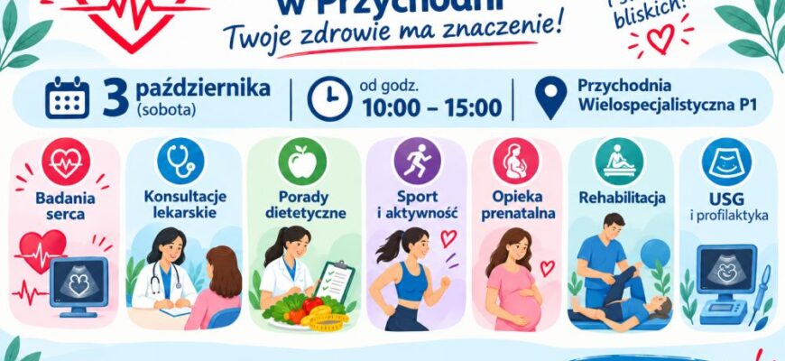 Biała sobota w przychodni „Jedynka” – 3.10.2026