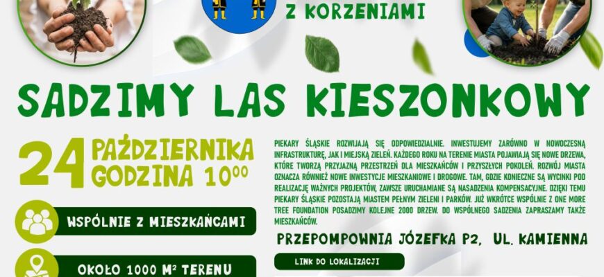 Posadźmy wspólnie las kieszonkowy